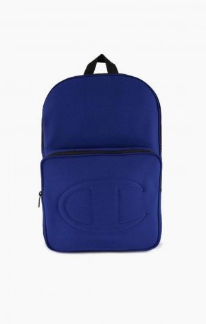 Bolsas Champion Debossed C Logo Neoprene Backpack Azules | 7156-XCTZG