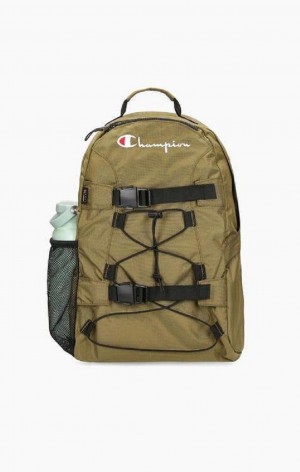 Bolsas Champion Encaje-Up Hebilla Front Backpack Verde Oliva Verde | 5169-HLBUI