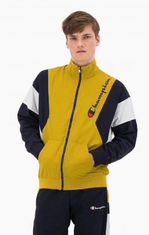 Chaquetas Champion Zip-Up Colour Block Tracksuit Jacket Doradas | 9704-JRSFO