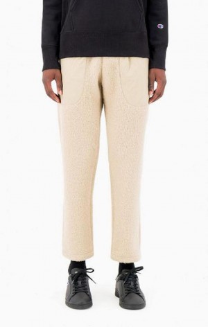 Pantalon Jogger Champion C Logo Directo-Leg Pants Beige | 8740-TQIFZ