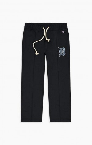 Pantalon Jogger Champion Detroit MLB Directo Leg Woven Trousers Azules Oscuro | 4570-GENLI