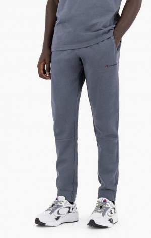 Pantalon Jogger Champion Estampadas Logo Print Acolchado Insert Pista Pants Gris Oscuro | 1096-EWOGJ