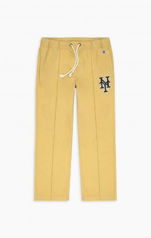 Pantalon Jogger Champion New York MLB Directo Trousers Beige | 0594-PDQWH