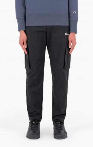 Pantalon Jogger Champion Reflective Logo Cargo Pants Negras | 3716-IENHS