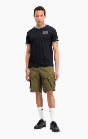 Short Champion Cargo Pocket Shorts Verde | 0971-UDQME