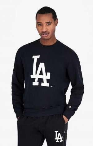 Sudaderas Champion Los Angeles MLB Sweatshirt Negras | 6394-BFUCH