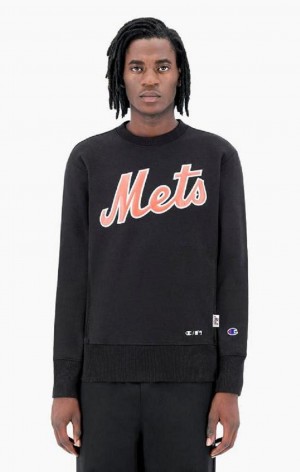 Sudaderas Champion New York MLB Sweatshirt Negras | 6089-CTXAY