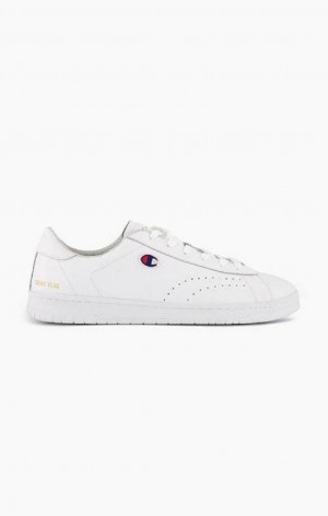 Zapatillas Champion Club Court Colour Back Tab Trainers Blancas | 5893-RBTYI