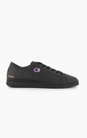 Zapatillas Champion Embossed Script Logo Trainers Negras | 4298-CEUXK