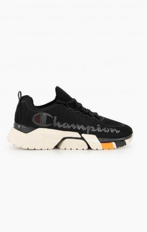 Zapatillas Champion Lander Cage Script Logo Trainers Gris Oscuro | 1392-RHWUI