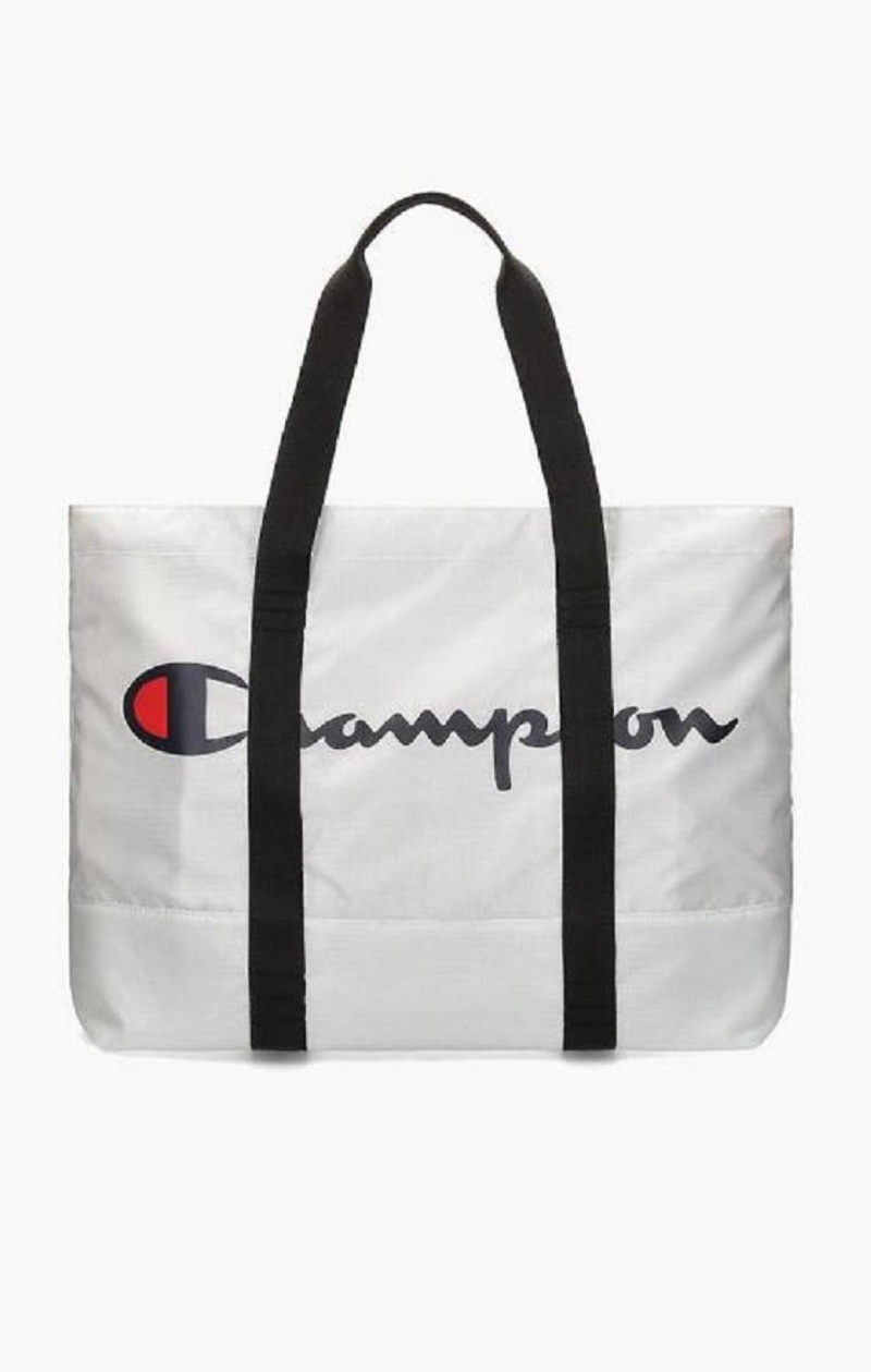 Bolsas Champion 1919 Script Logo Tote Bag Blancas | 4057-UIMQJ