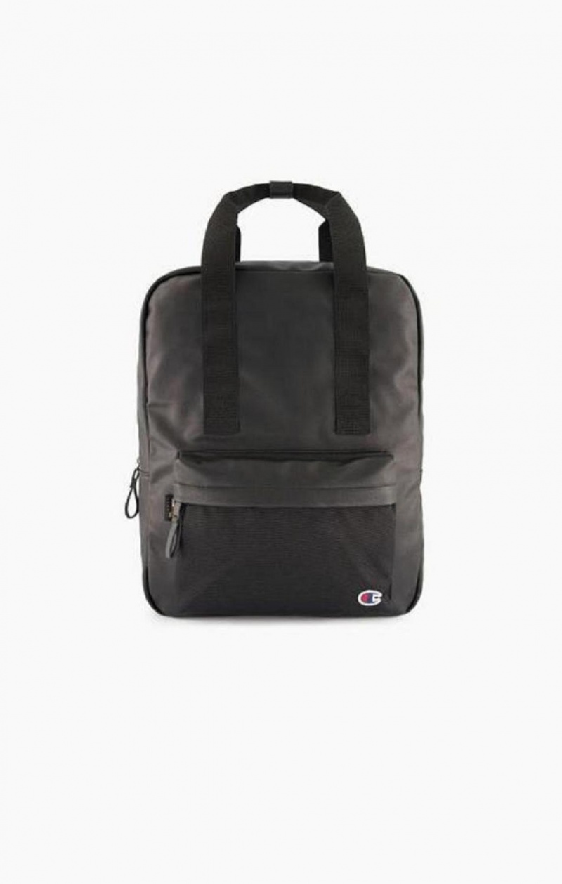 Bolsas Champion C Logo Vegan Cuero Backpack Negras | 7906-CPJHN