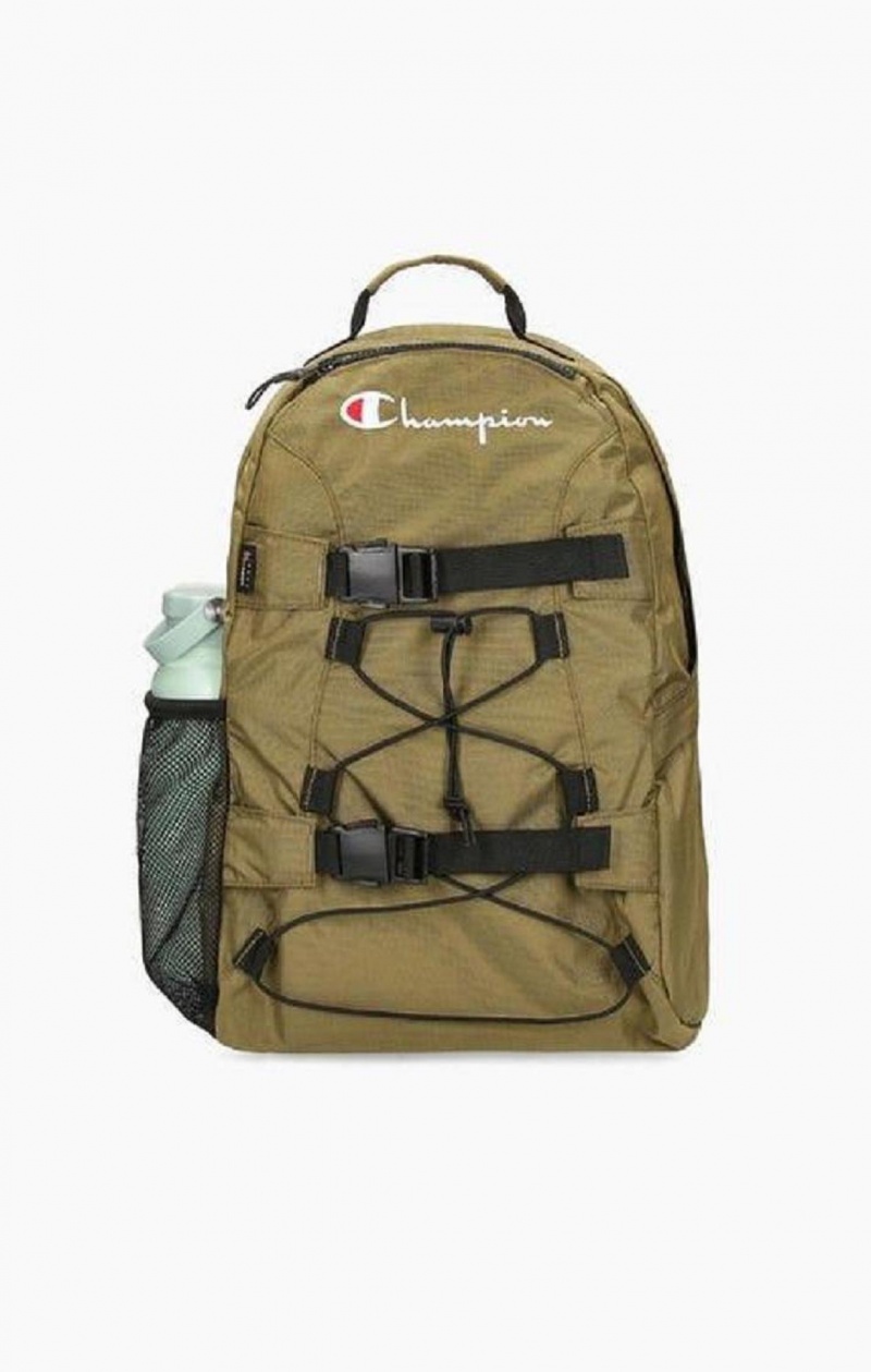 Bolsas Champion Encaje-Up Hebilla Front Backpack Verde Oliva Verde | 5169-HLBUI