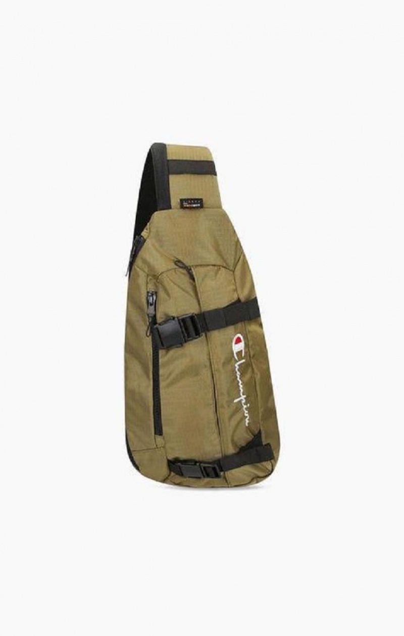 Bolsas Champion Hebilla Front Sling Backpack Verde Oliva Verde | 4586-NZSQV