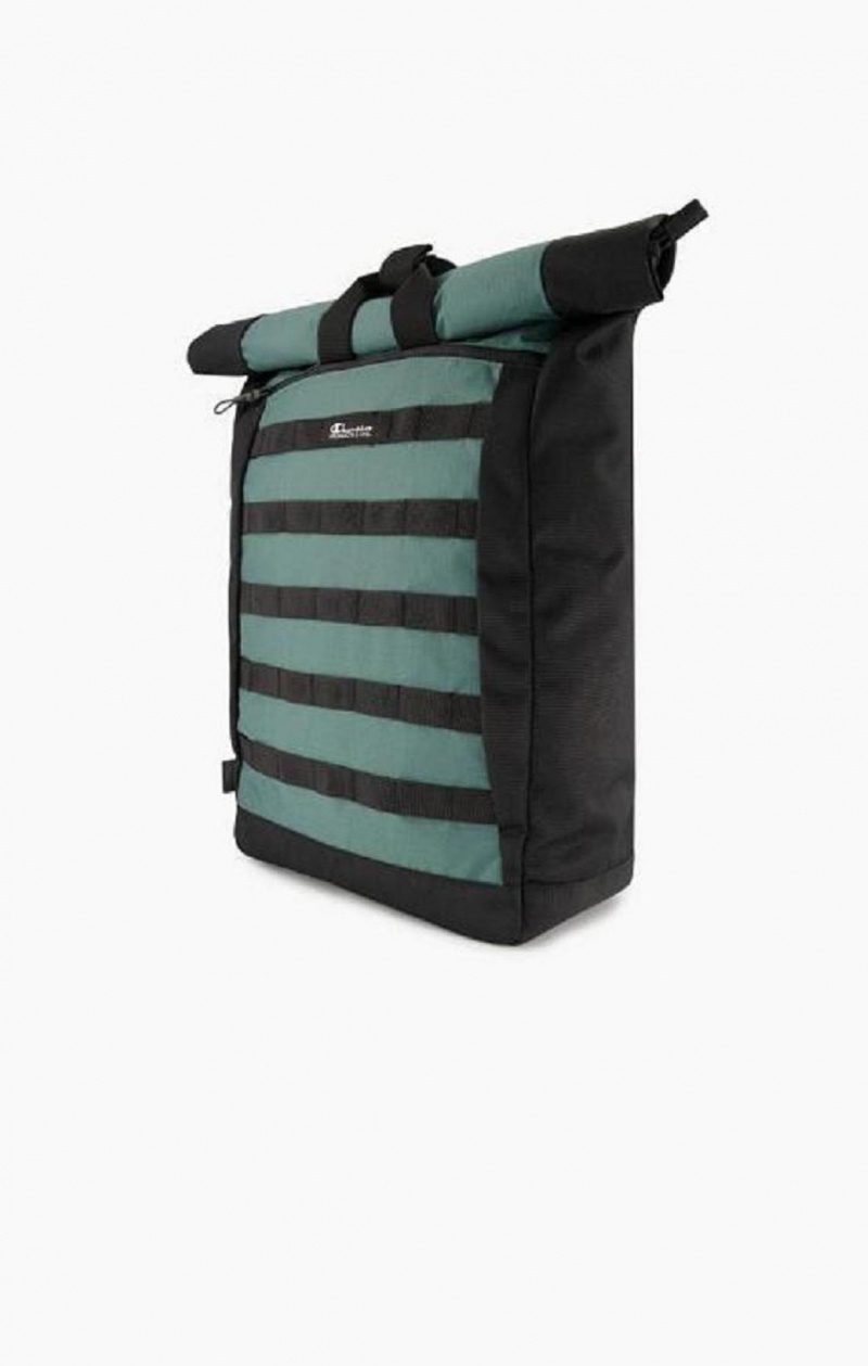 Bolsas Champion Jacquard Logo Ripstop Coated Backpack Verde | 1847-EBDJA