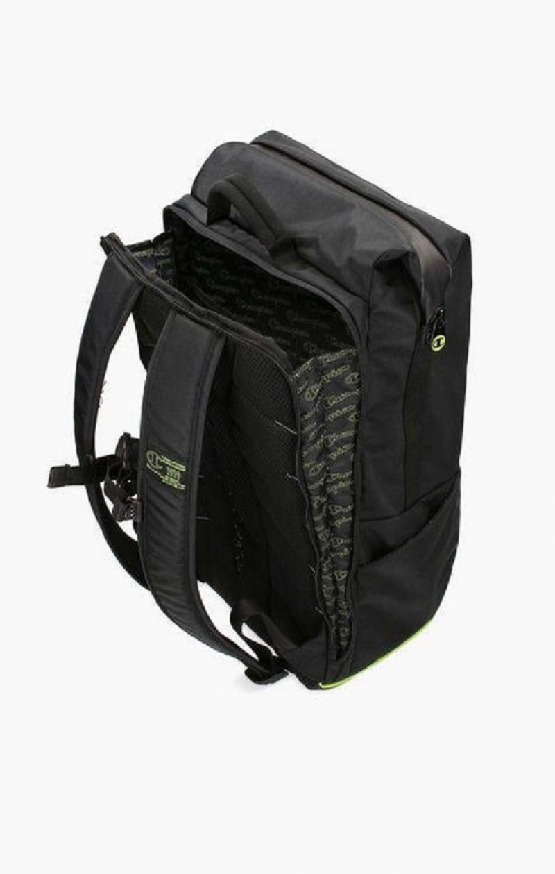 Bolsas Champion Roll Top Neon Outline C Logo Backpack Negras | 6385-SLYON