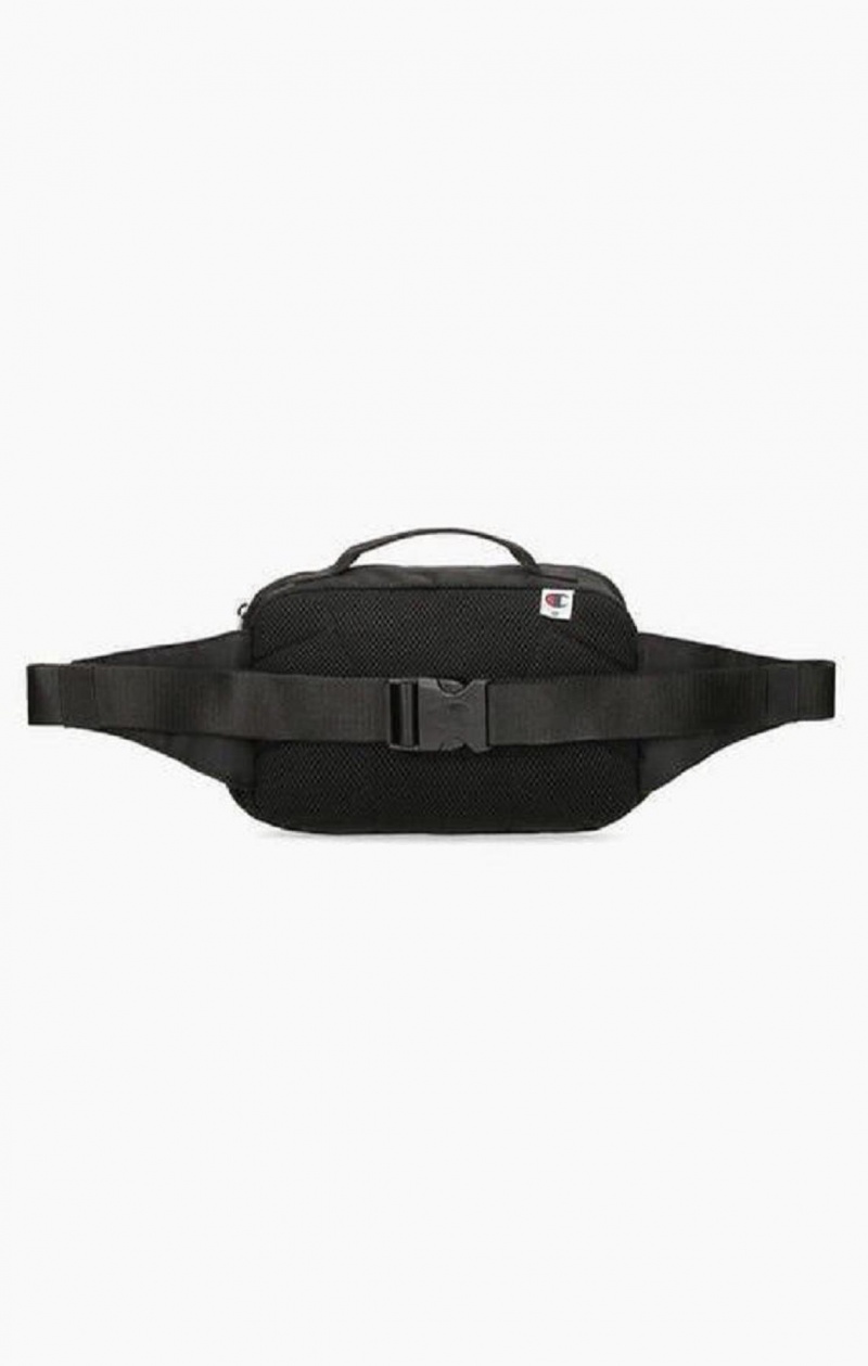 Bolsas Champion Satin C Logo Patch Utility Belt Bag Negras | 8435-WFPRJ