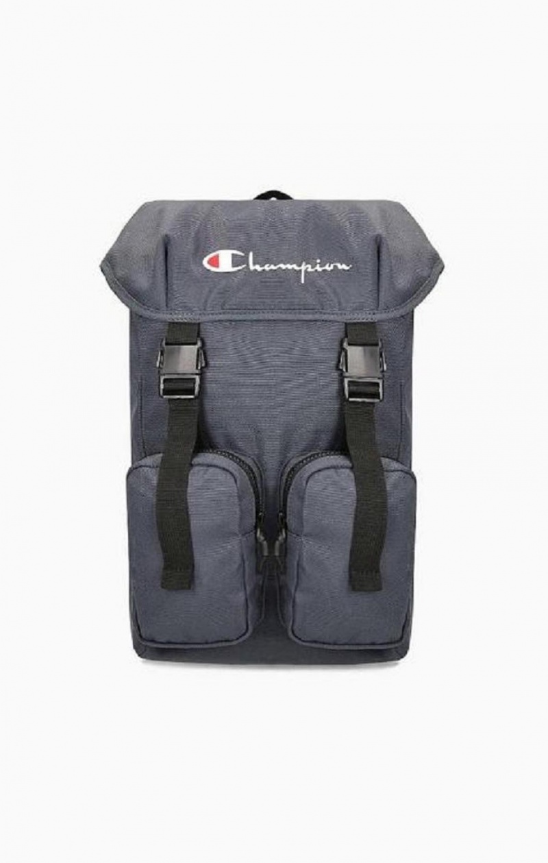 Bolsas Champion Script Logo Hebilla Front Backpack Turquesa Oscuro | 1094-LETPU