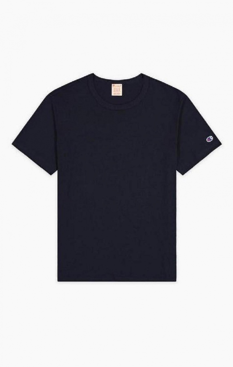 Camiseta Champion Crew Neck T-Shirt Azules Oscuro | 5197-LYUSE