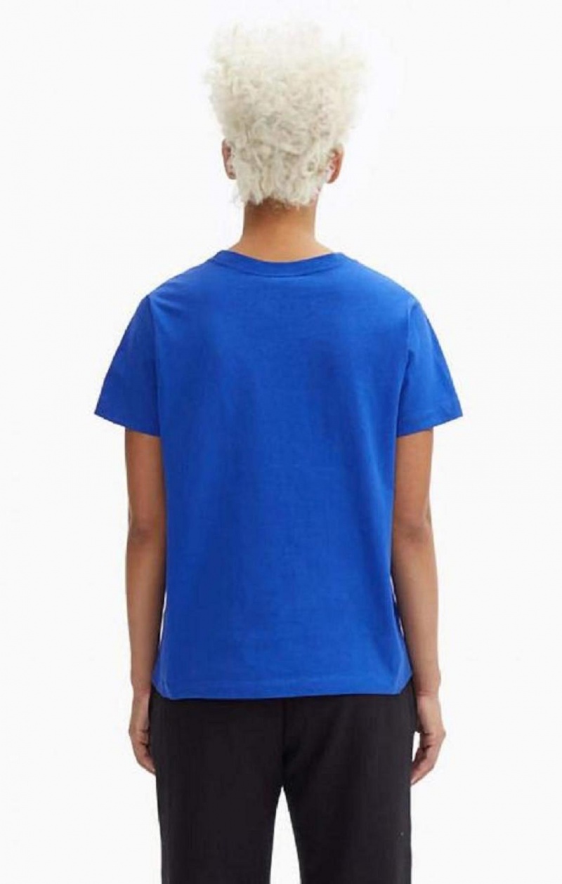 Camiseta Champion Crew Neck T-Shirt Azules | 5279-NGLAF