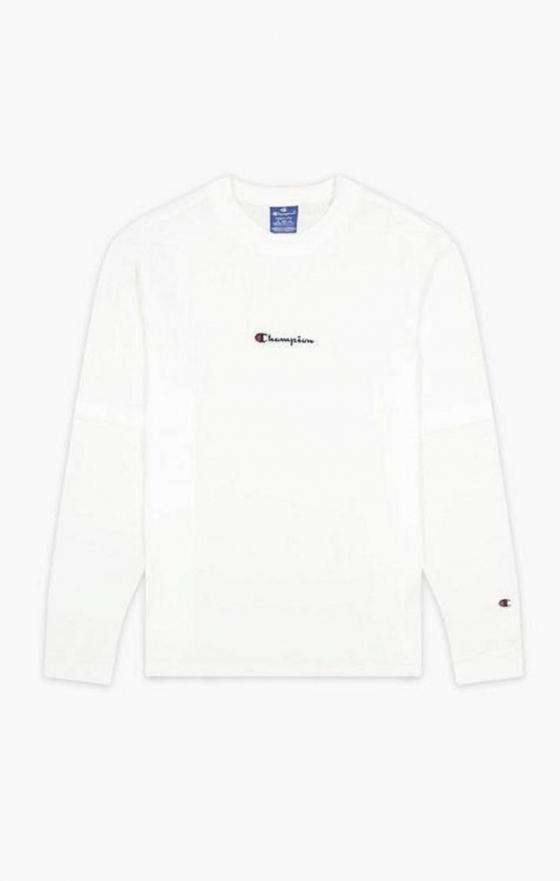 Camiseta Champion Layered Small Script Logo T-Shirt Blancas | 9786-CUQVH