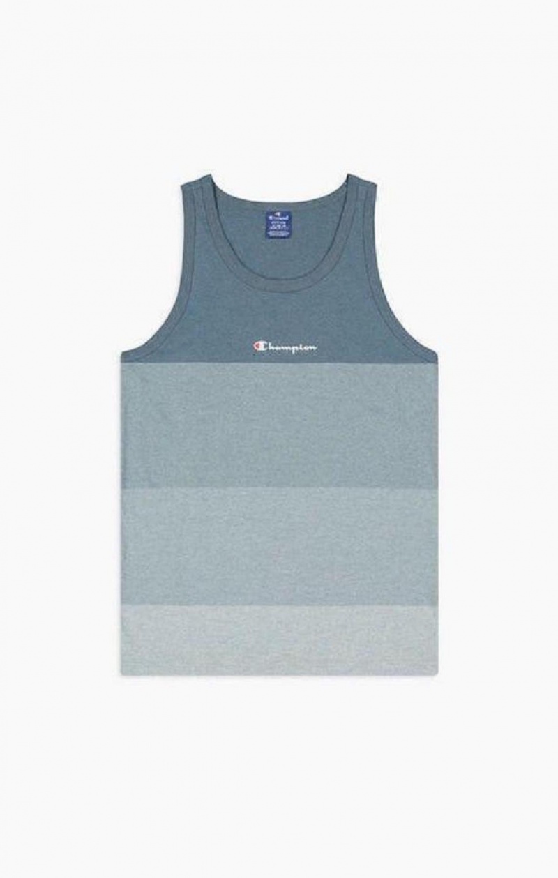 Camiseta Champion Ombré Panelled Tank Top Azules | 6148-STHFV