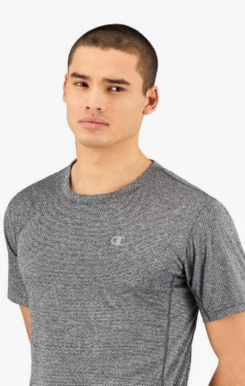 Camiseta Champion Reflective C Quick Dry Entrenamiento T-Shirt Gris Claro | 9374-LACSU