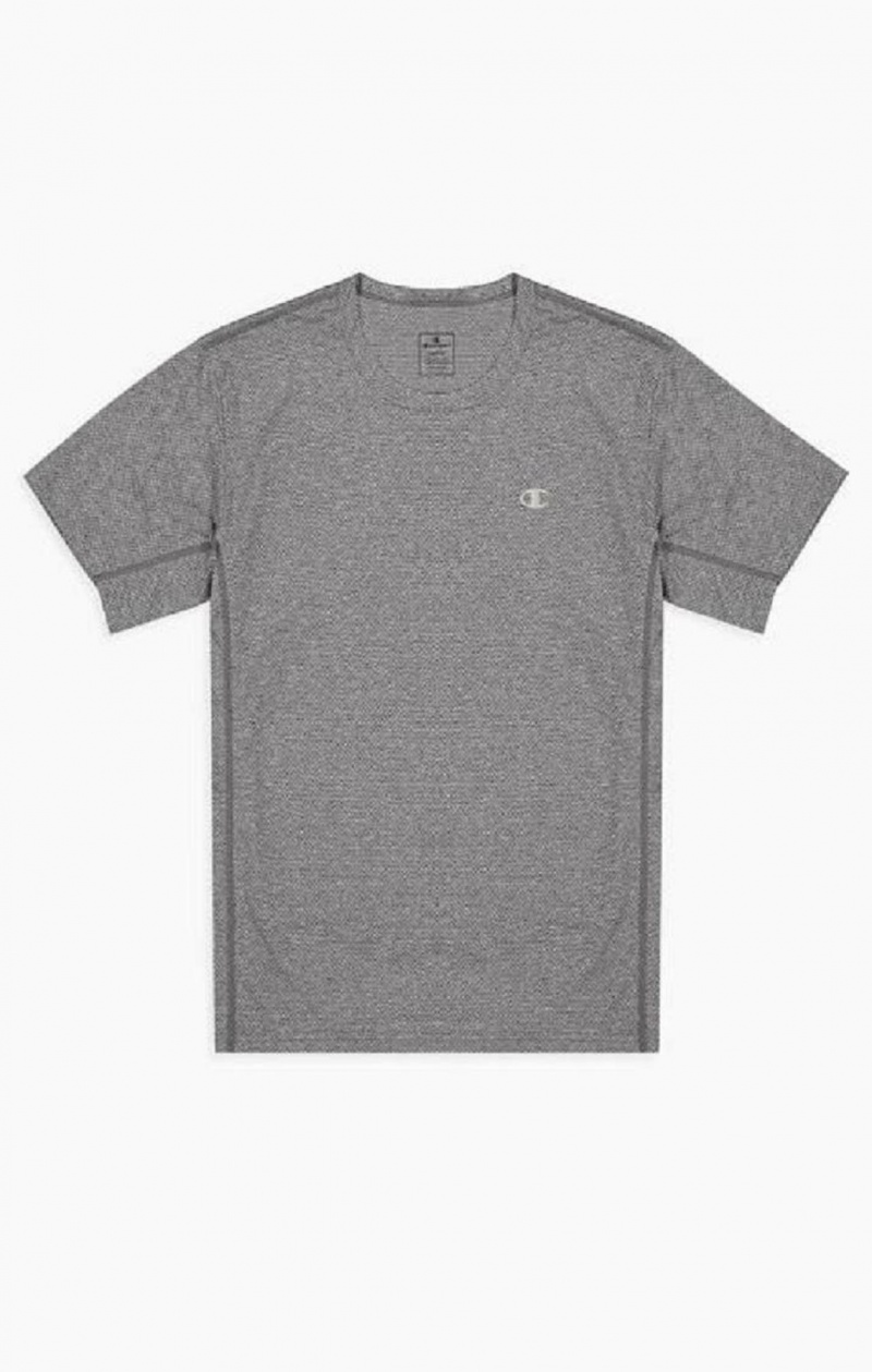 Camiseta Champion Reflective C Quick Dry Entrenamiento T-Shirt Gris Claro | 9374-LACSU