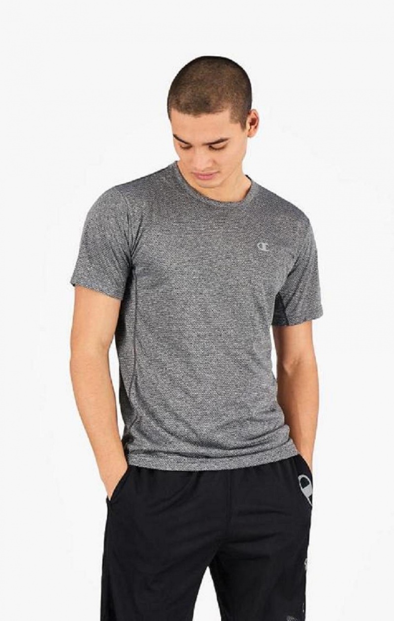 Camiseta Champion Reflective C Quick Dry Entrenamiento T-Shirt Gris Claro | 9374-LACSU