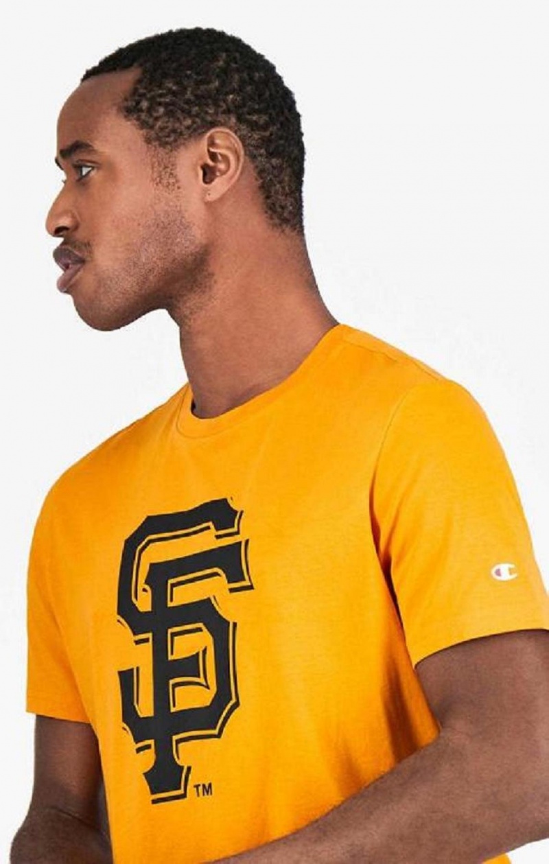 Camiseta Champion San Francisco MLB T-Shirt Naranjas | 2857-AKODE