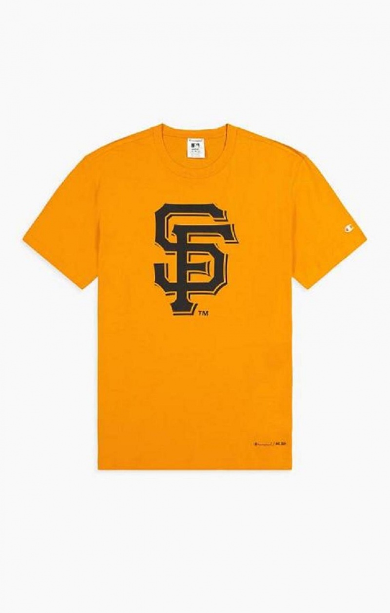 Camiseta Champion San Francisco MLB T-Shirt Naranjas | 2857-AKODE