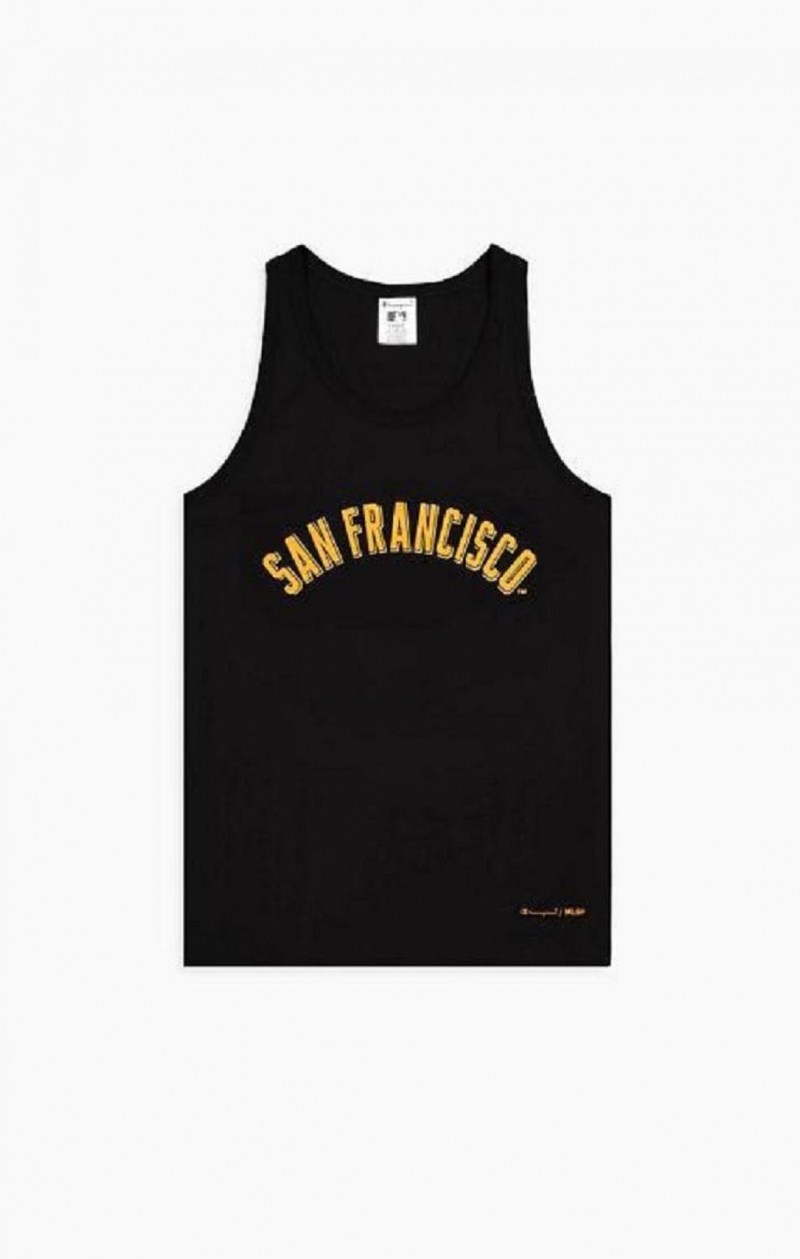 Camiseta Champion San Francisco MLB Tank Top Negras | 5278-PLSYT