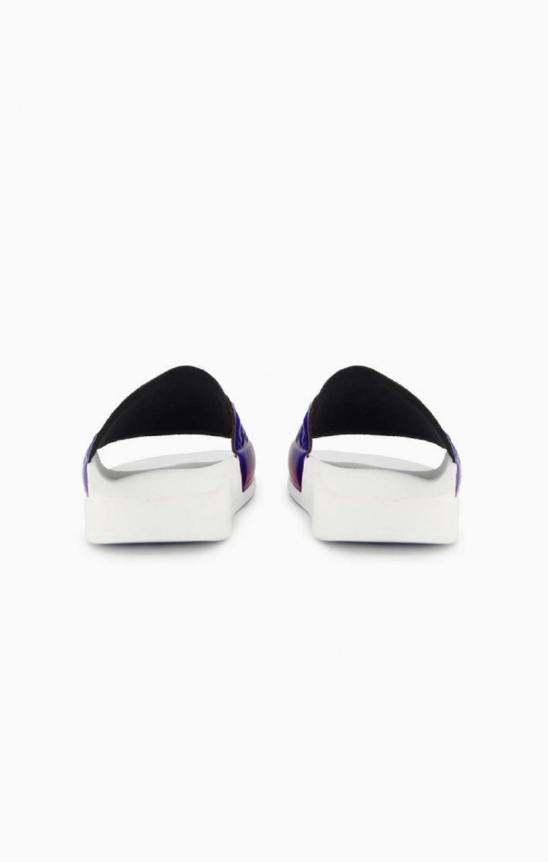 Chanclas Champion C Patch Pool Slides Blancas | 8160-UYQDR