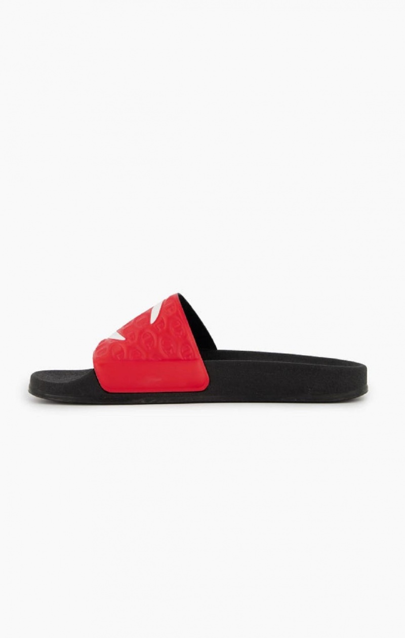 Chanclas Champion C Patch Pool Slides Rojas | 8295-PRDCV