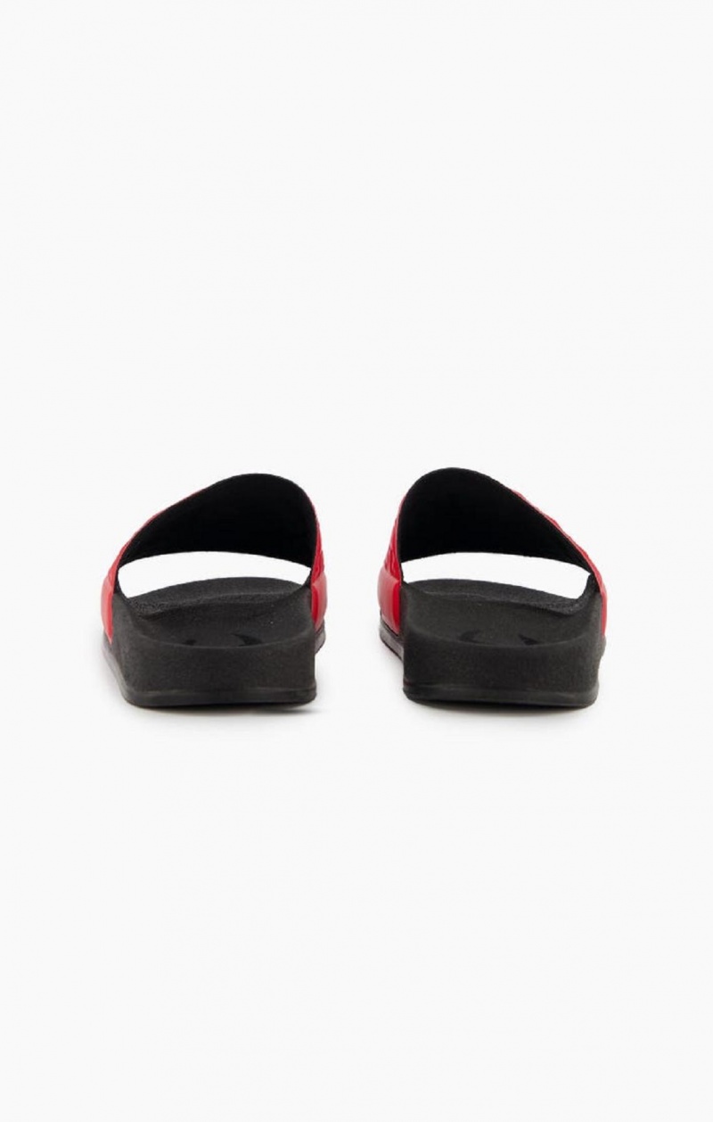 Chanclas Champion C Patch Pool Slides Rojas | 8295-PRDCV