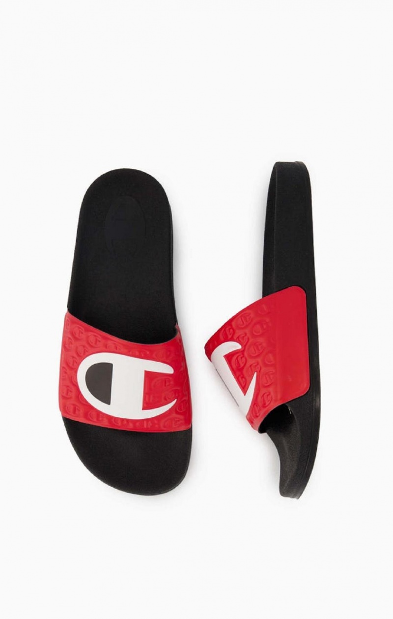 Chanclas Champion C Patch Pool Slides Rojas | 8295-PRDCV