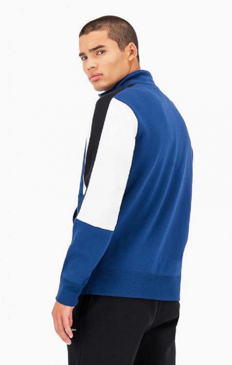 Chandals Champion Contrast Colour Block Script Logo Tracksuit Azules | 4067-BJAUP