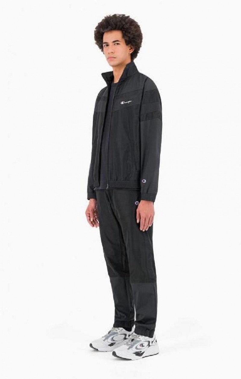 Chandals Champion Tonal Panel Tracksuit Top Negras | 2863-PGWHR