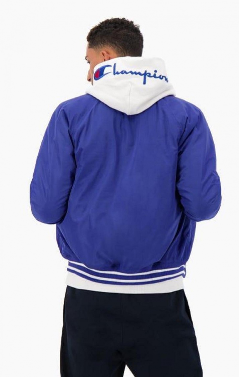 Chaquetas Champion Varsity Bomber Jacket Azules Oscuro | 5024-GERAC