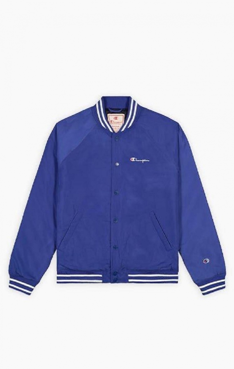 Chaquetas Champion Varsity Bomber Jacket Azules Oscuro | 5024-GERAC