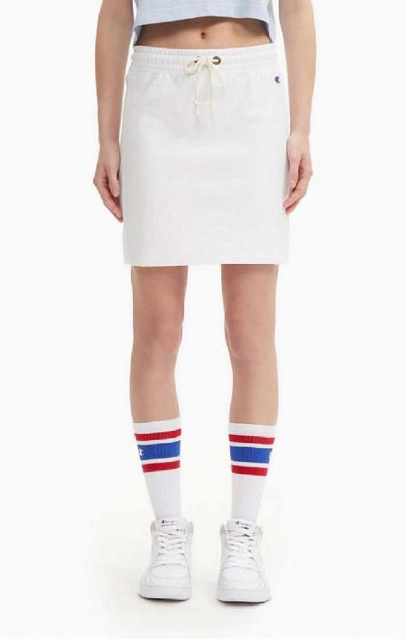 Falda Champion Stretch Reverse Weave Sweat Skirt Blancas | 3248-AZWNH