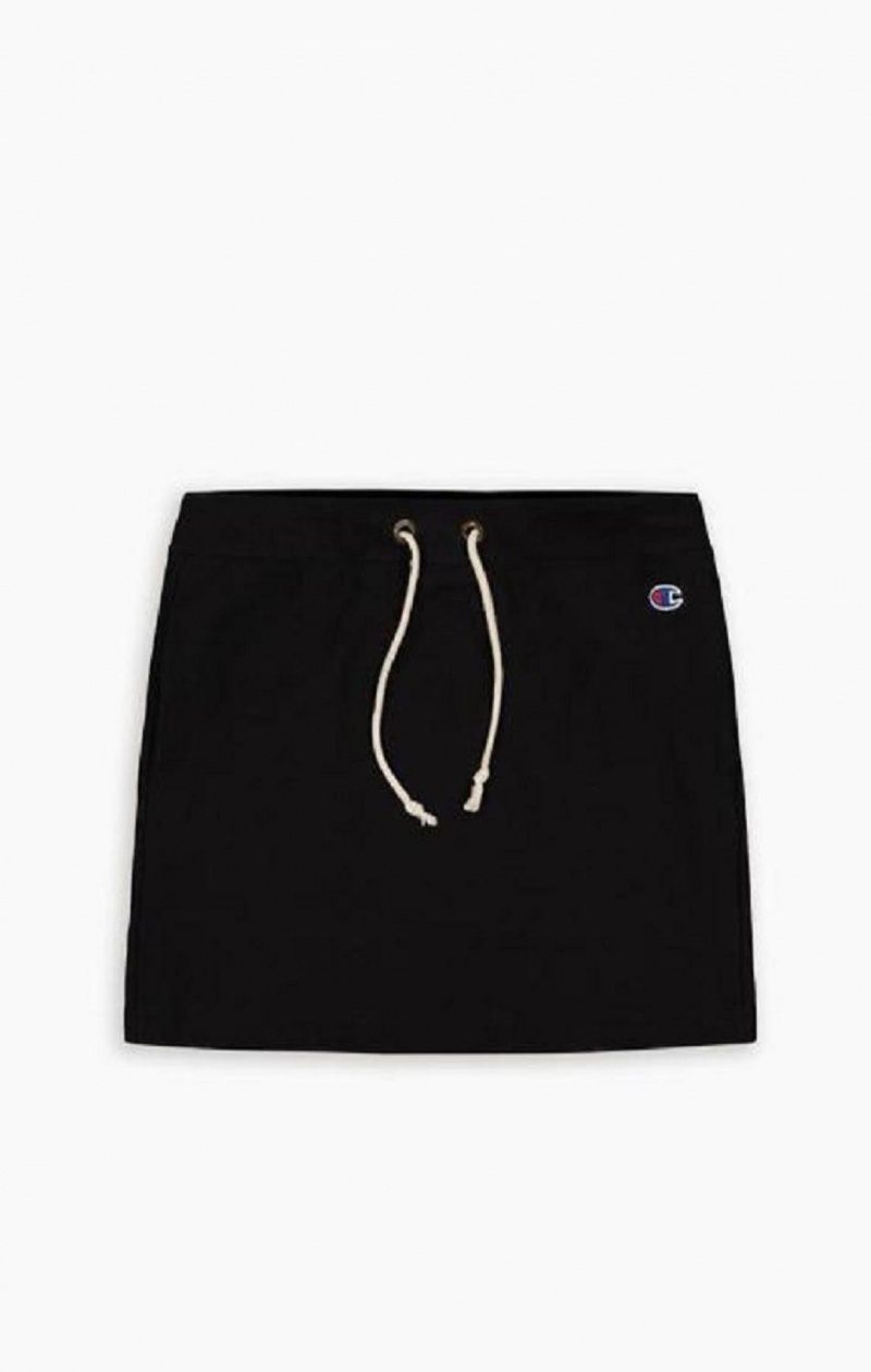 Falda Champion Stretch Reverse Weave Sweat Skirt Negras | 3025-ZLDMC