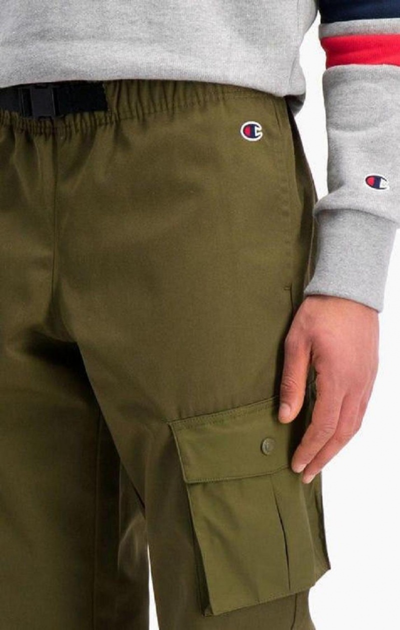 Pantalon Jogger Champion Acanalado Cuff Cargo Joggers Verde | 4120-QFYDW