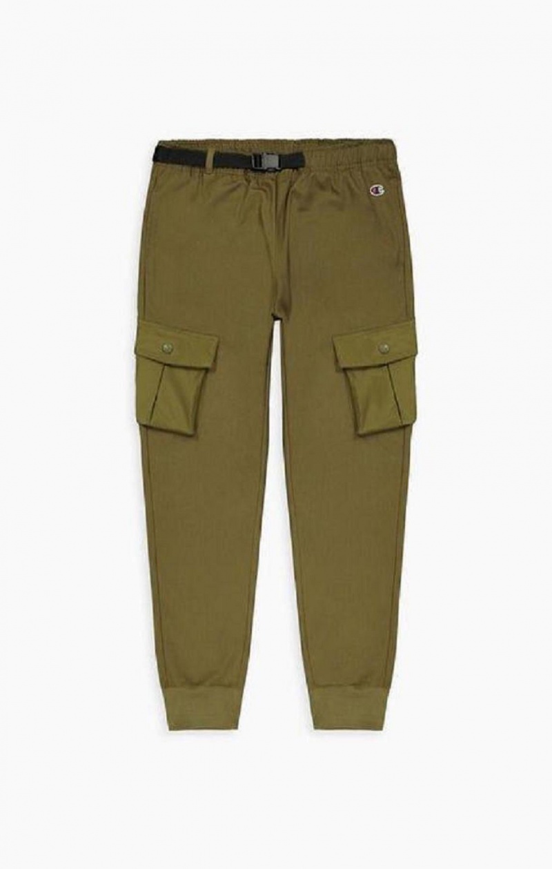 Pantalon Jogger Champion Acanalado Cuff Cargo Joggers Verde | 4120-QFYDW