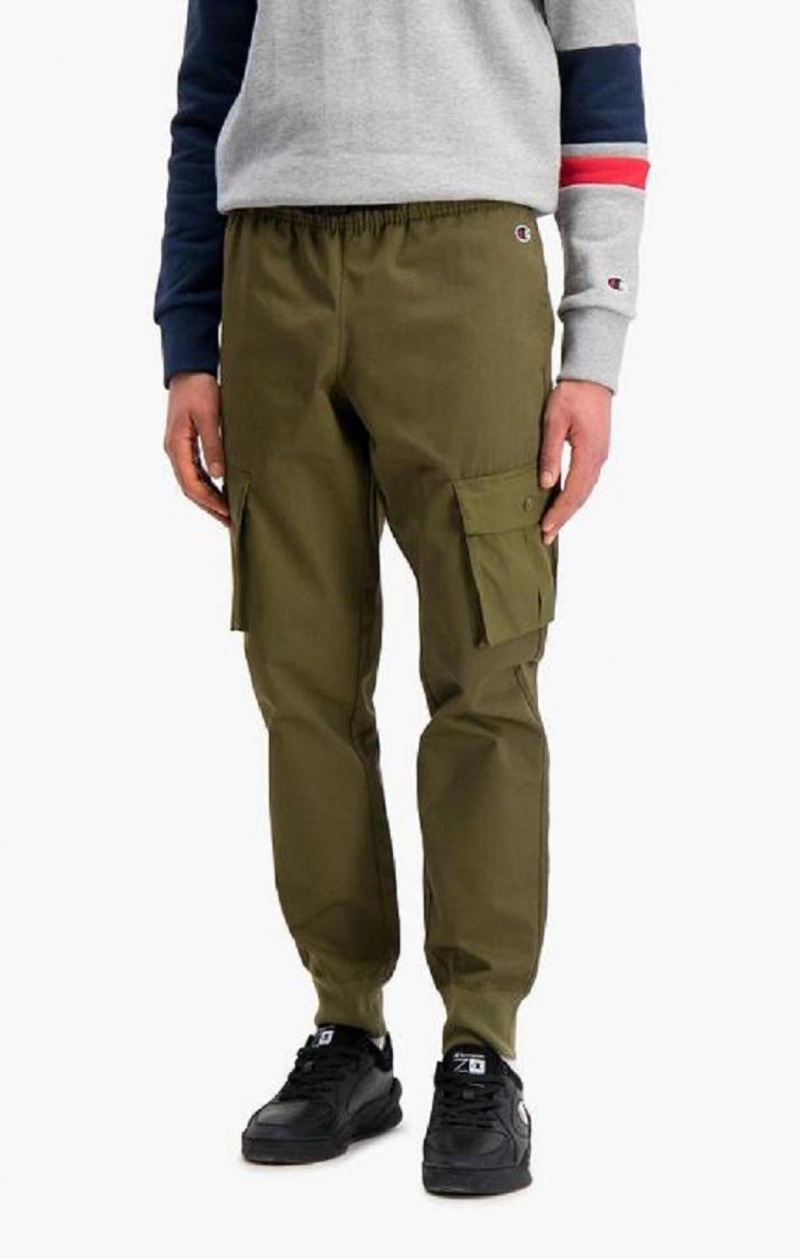 Pantalon Jogger Champion Acanalado Cuff Cargo Joggers Verde | 4120-QFYDW