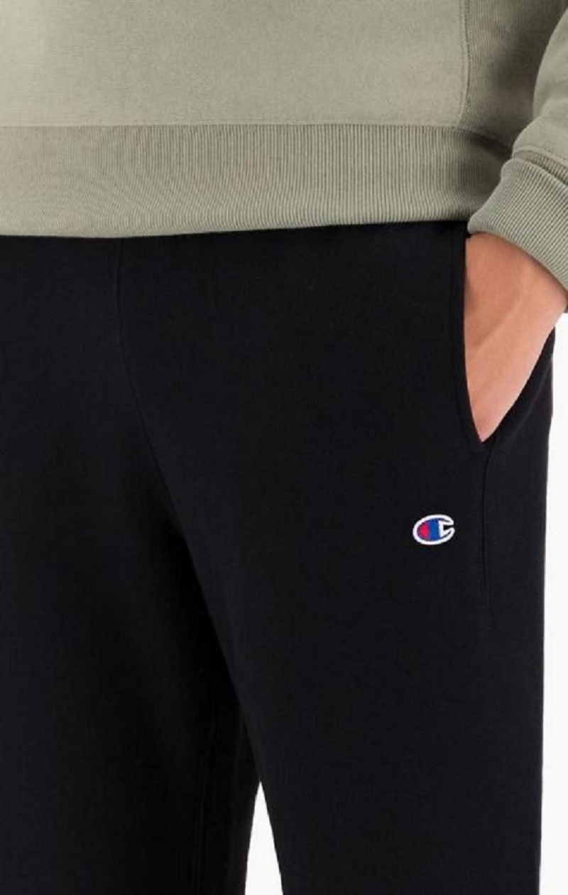 Pantalon Jogger Champion Acanalado Cuffed Reverse Weave Joggers Negras | 1940-GWEMI