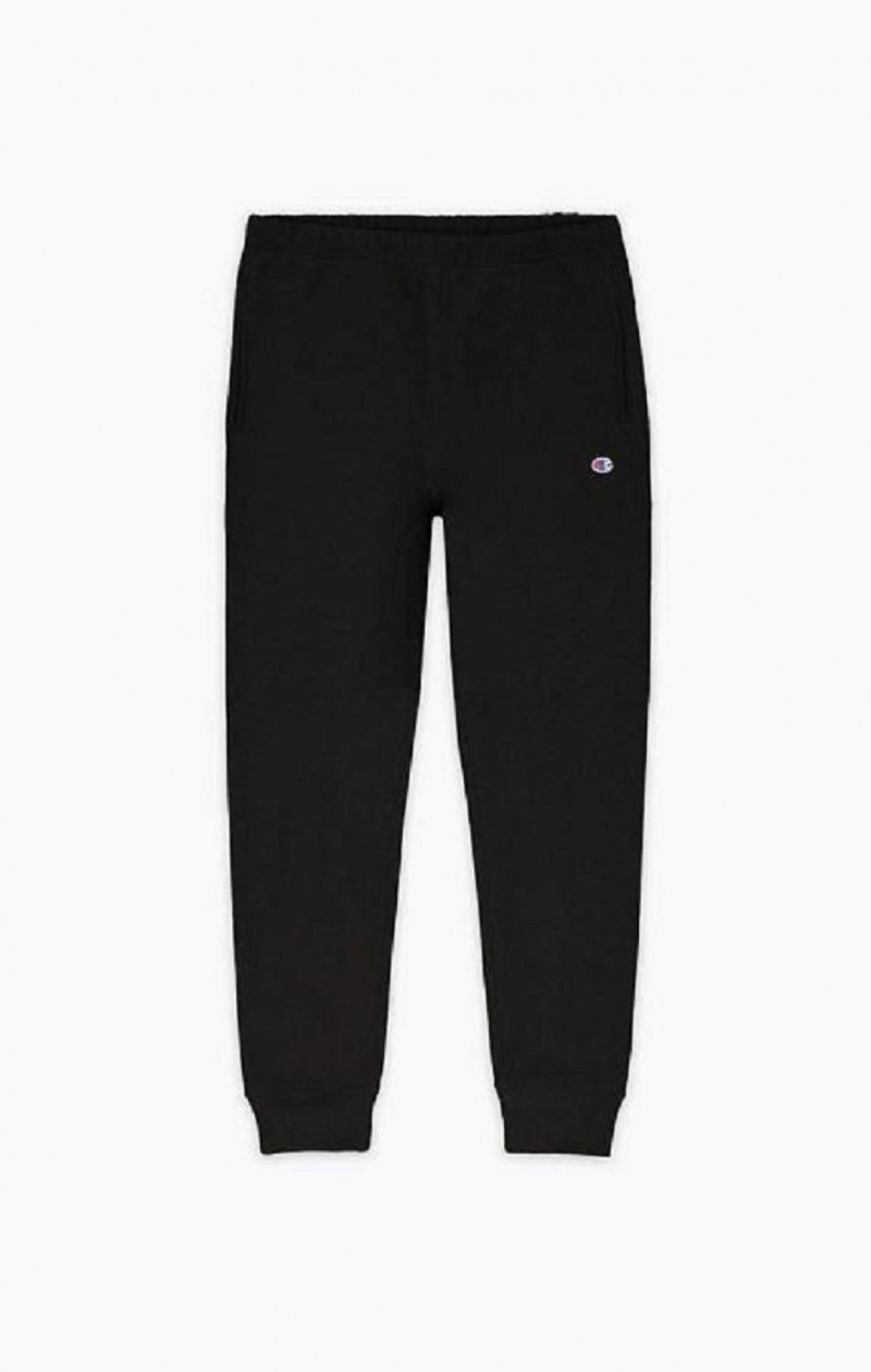 Pantalon Jogger Champion Acanalado Cuffed Reverse Weave Joggers Negras | 1940-GWEMI