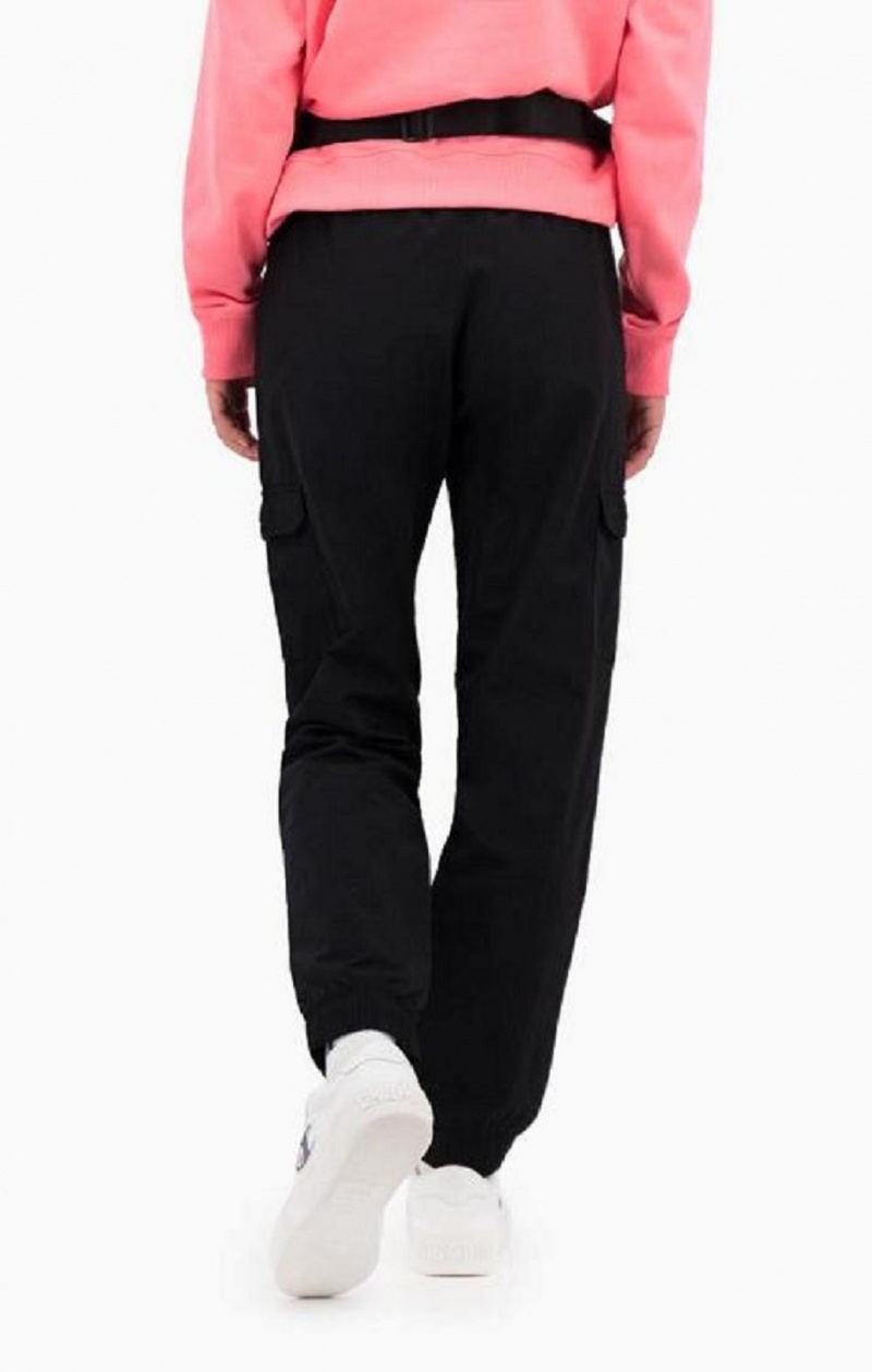 Pantalon Jogger Champion C Logo Cargo Trousers Negras | 9260-SZTNH