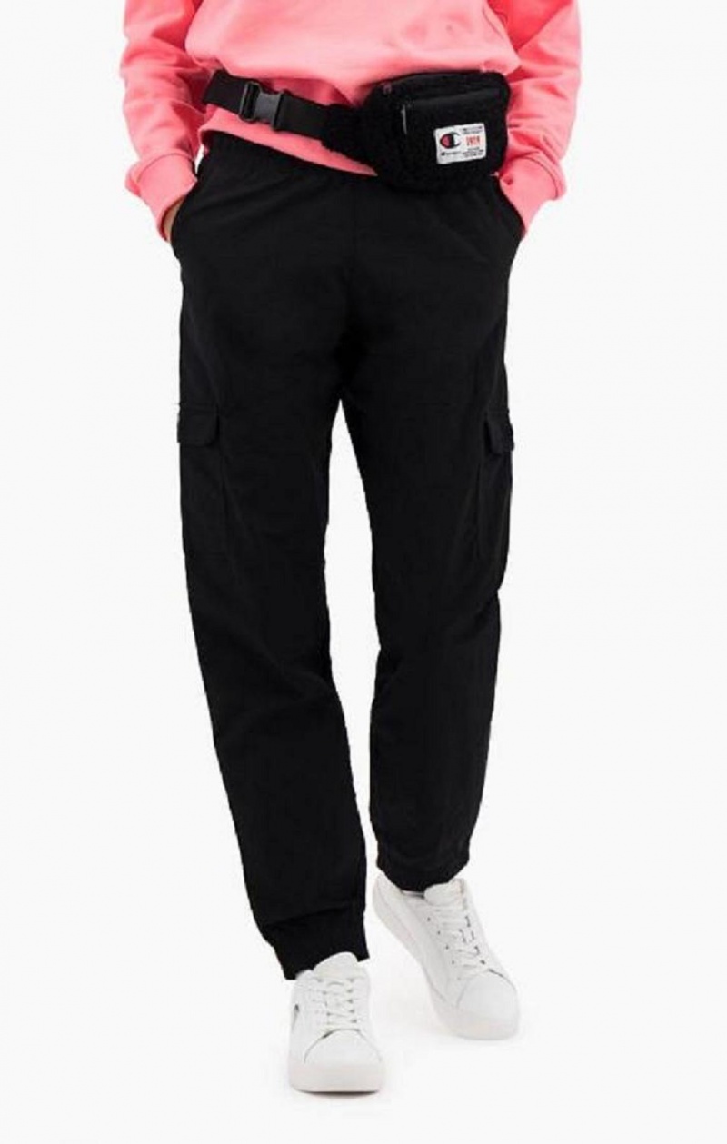 Pantalon Jogger Champion C Logo Cargo Trousers Negras | 9260-SZTNH