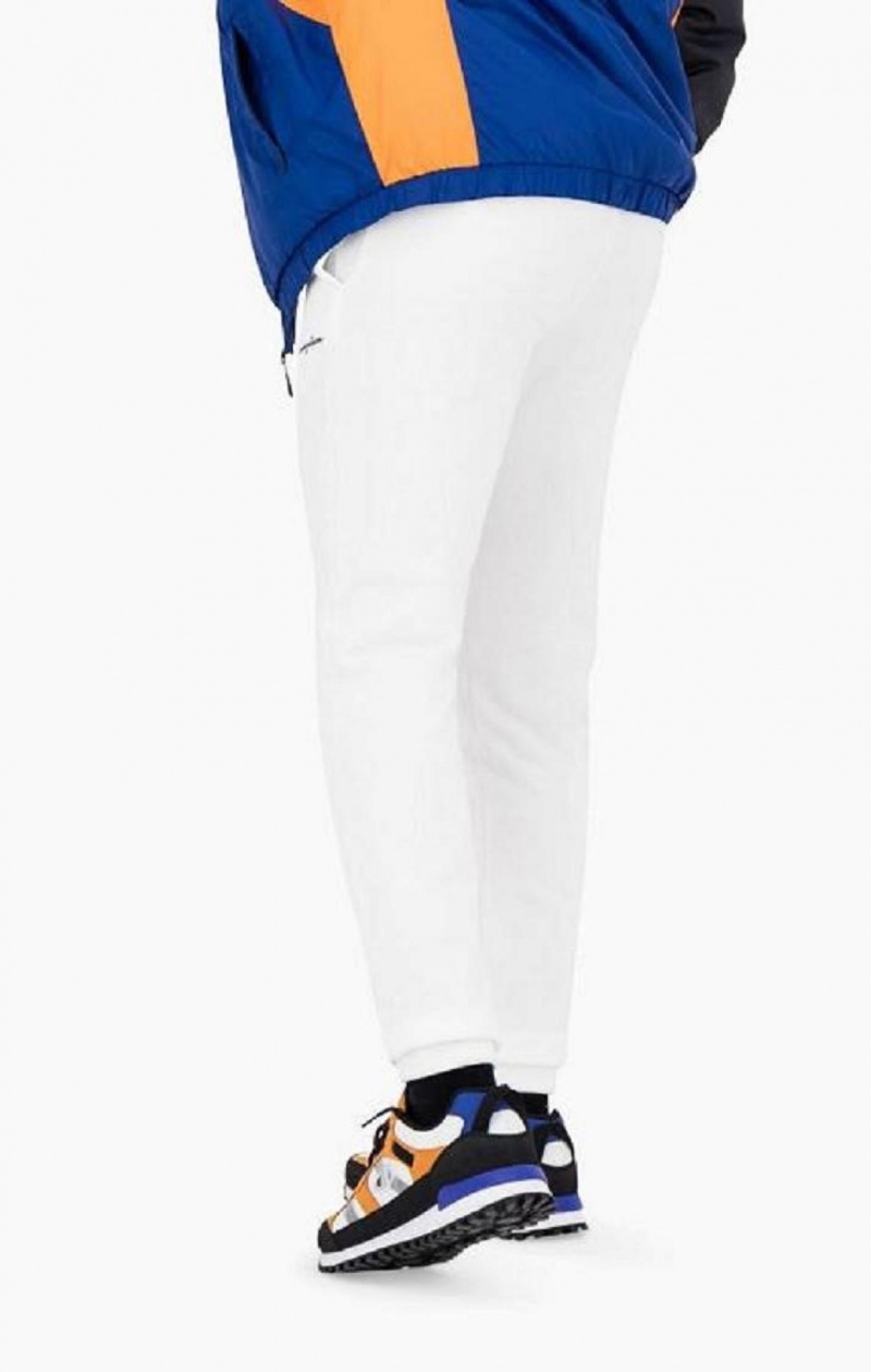 Pantalon Jogger Champion Cuffed Script Logo Joggers Blancas | 8154-DNAWT